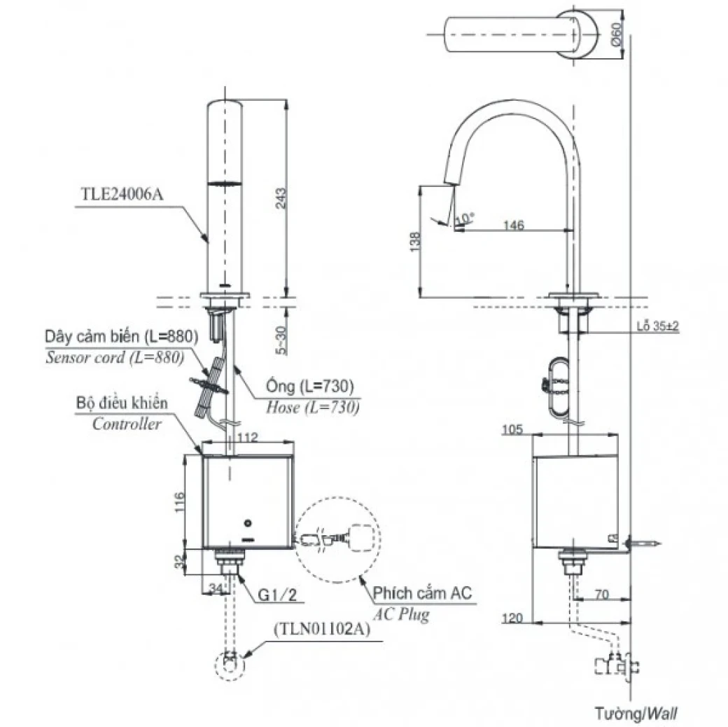 voi-chau-cam-ung-toto-tle24006a