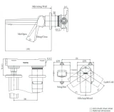 Vòi chậu gắn tường TOTO TLG10307BB 2