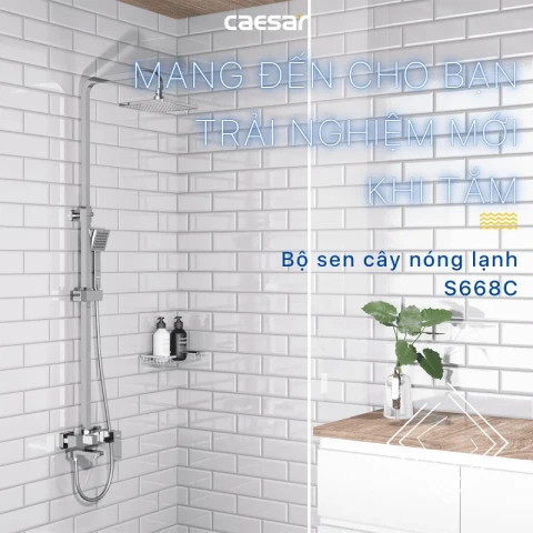 Ảnh Sen tắm cây nóng lạnh Caesar S668C 3