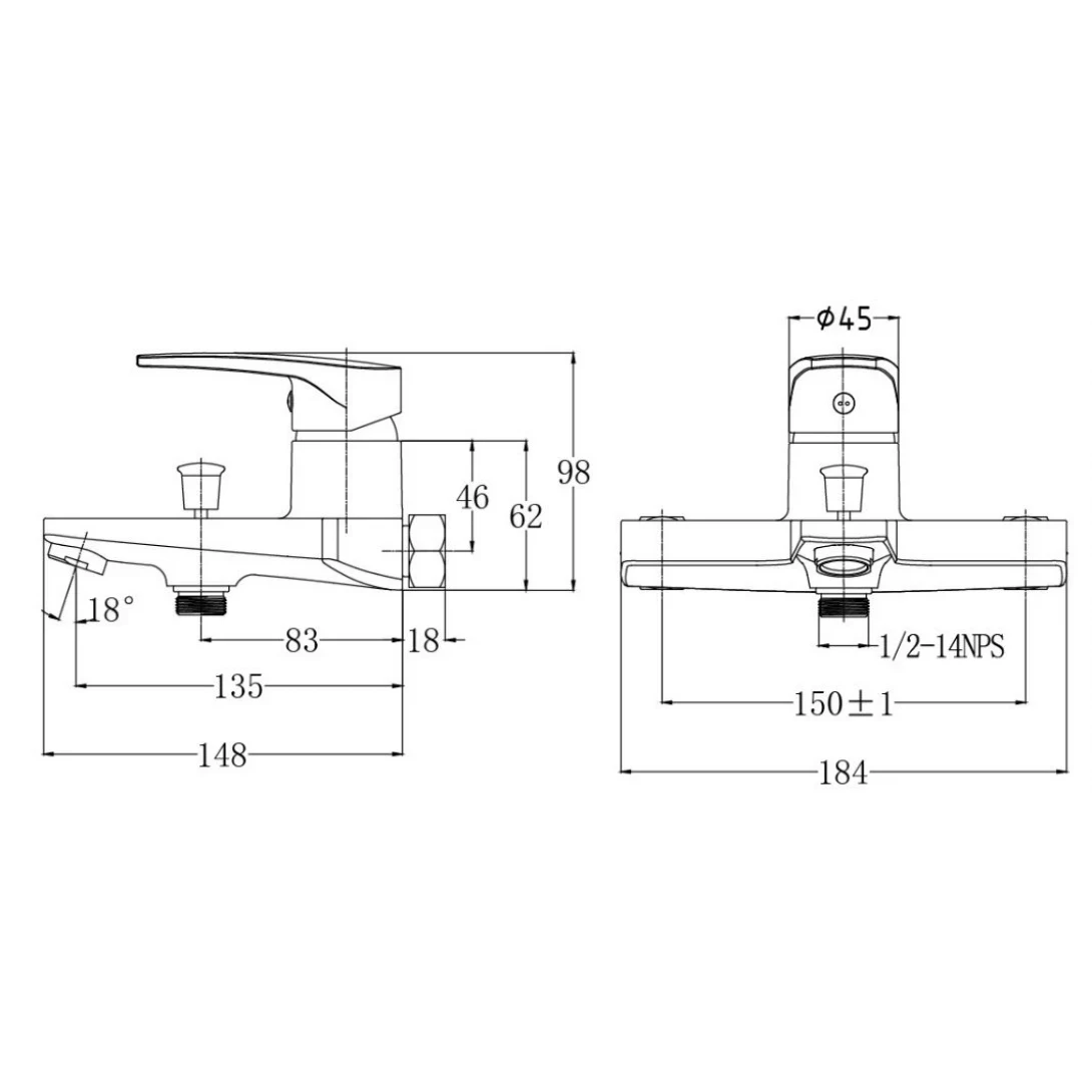 Ảnh Sen tắm Caesar S393CW 2
