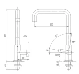 Vòi rửa bát Inax SFV-30S 2