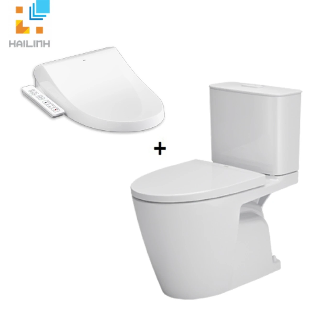 Bồn cầu nắp rửa điện tử Inax AC-602A+CW-H17VN