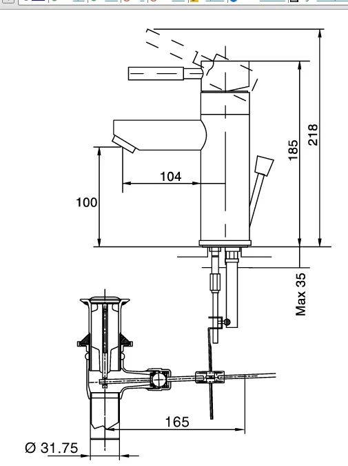ban ve voi chau Inax LFV-8000s