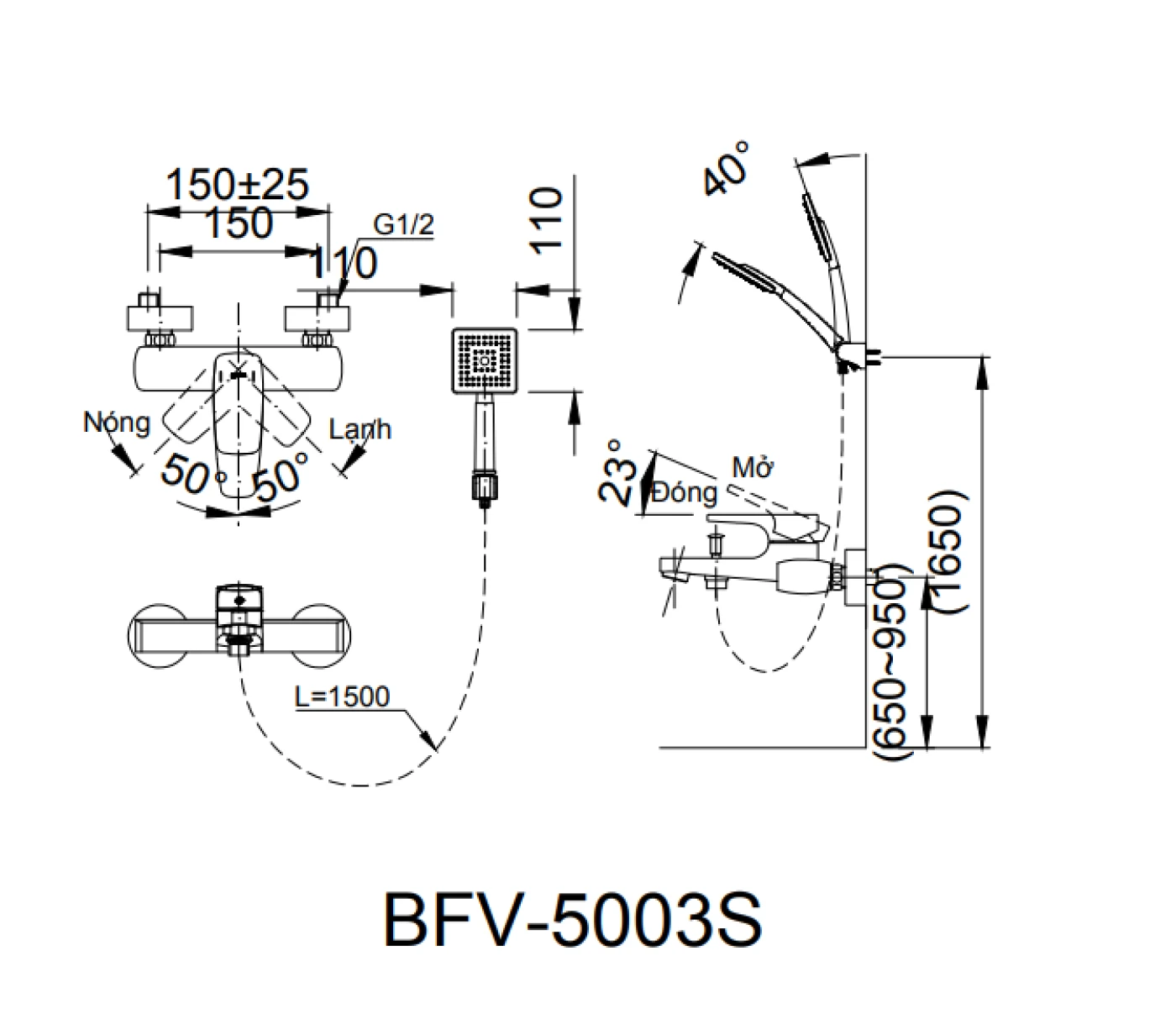 ban ve sen tam nong lanh BFV-5003S