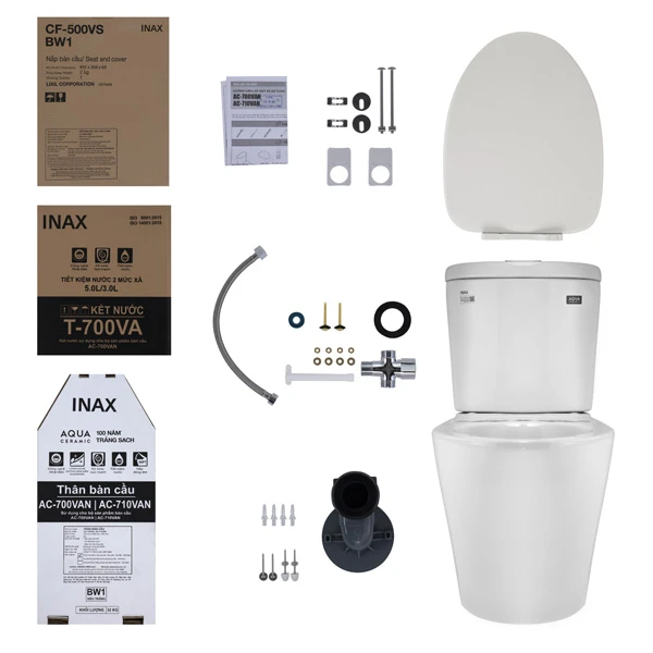 cau tao bon cau 2 khoi Inax AC-700VAN