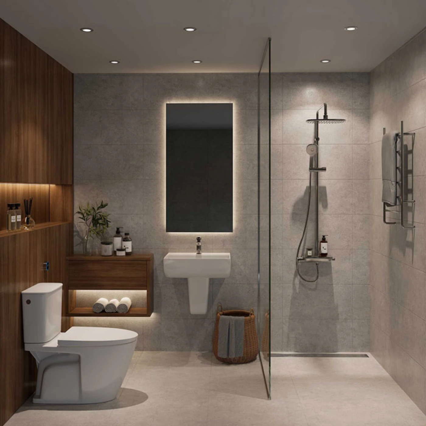 hinh anh thuc te bon cau 2 khoi Inax ACT-602VN