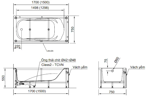 Ban ve thiet ke bon tam Inax FBV-1502S