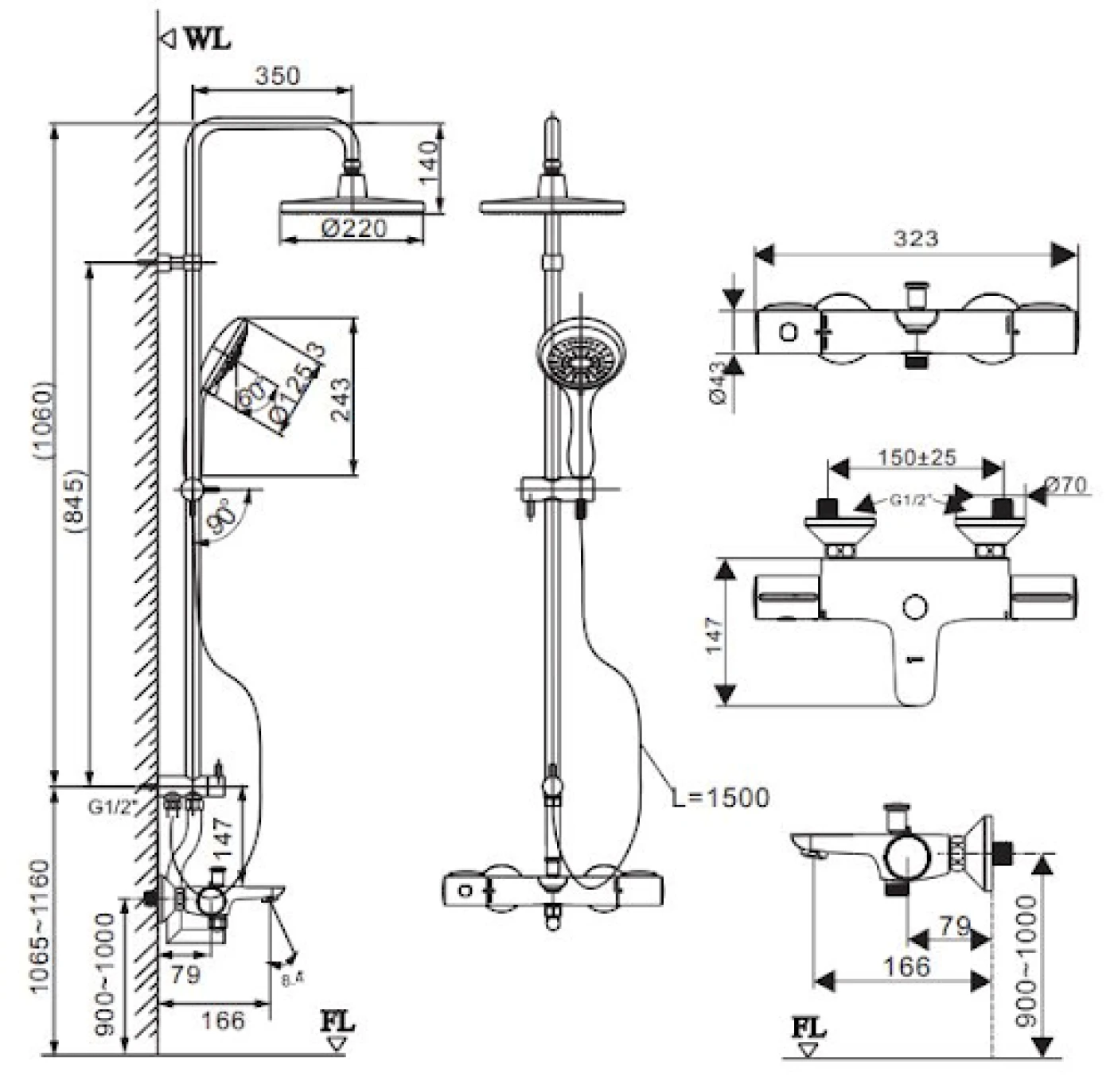 ban ve sen tam cay Inax BFV-3415T-7C