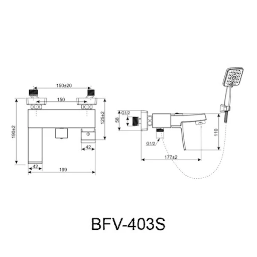 ban ve sen tam inax BFV-403S nong lanh masage