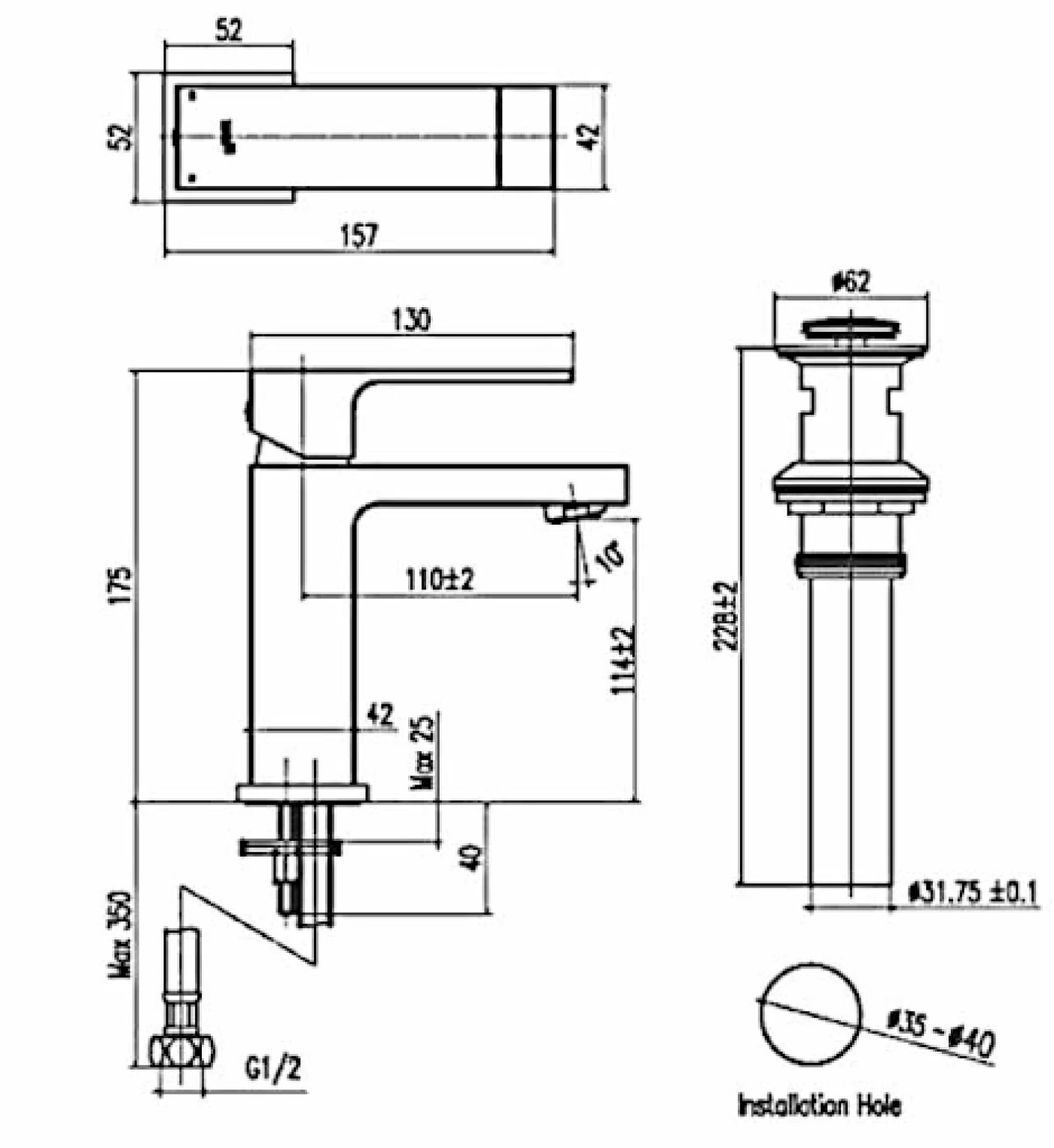  ban ve voi chau Inax LFV-402S 2 che do nuoc
