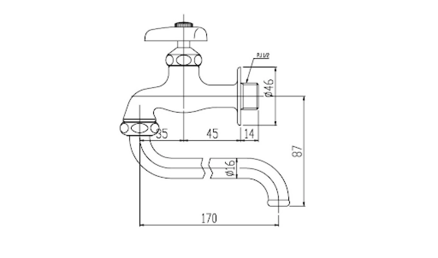 ban ve voi chau 1 duong lanh Inax LF-12-13