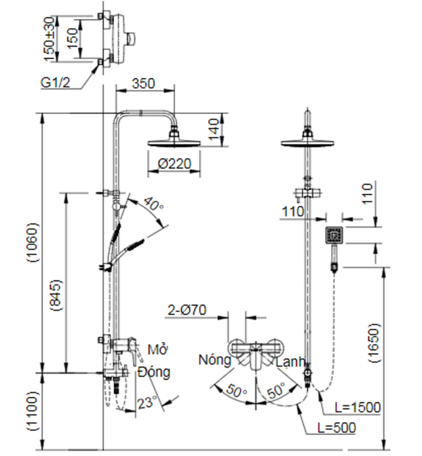  Ban ve sen tam cay Inax BFV-50S-5C 