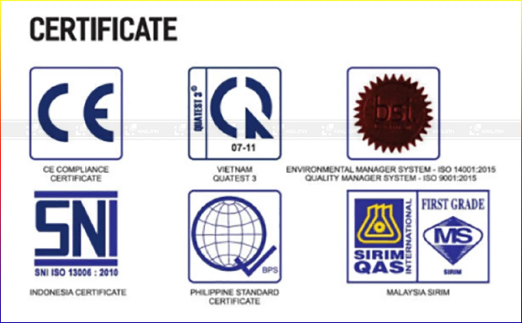 chung nhan chat luong gach taicera