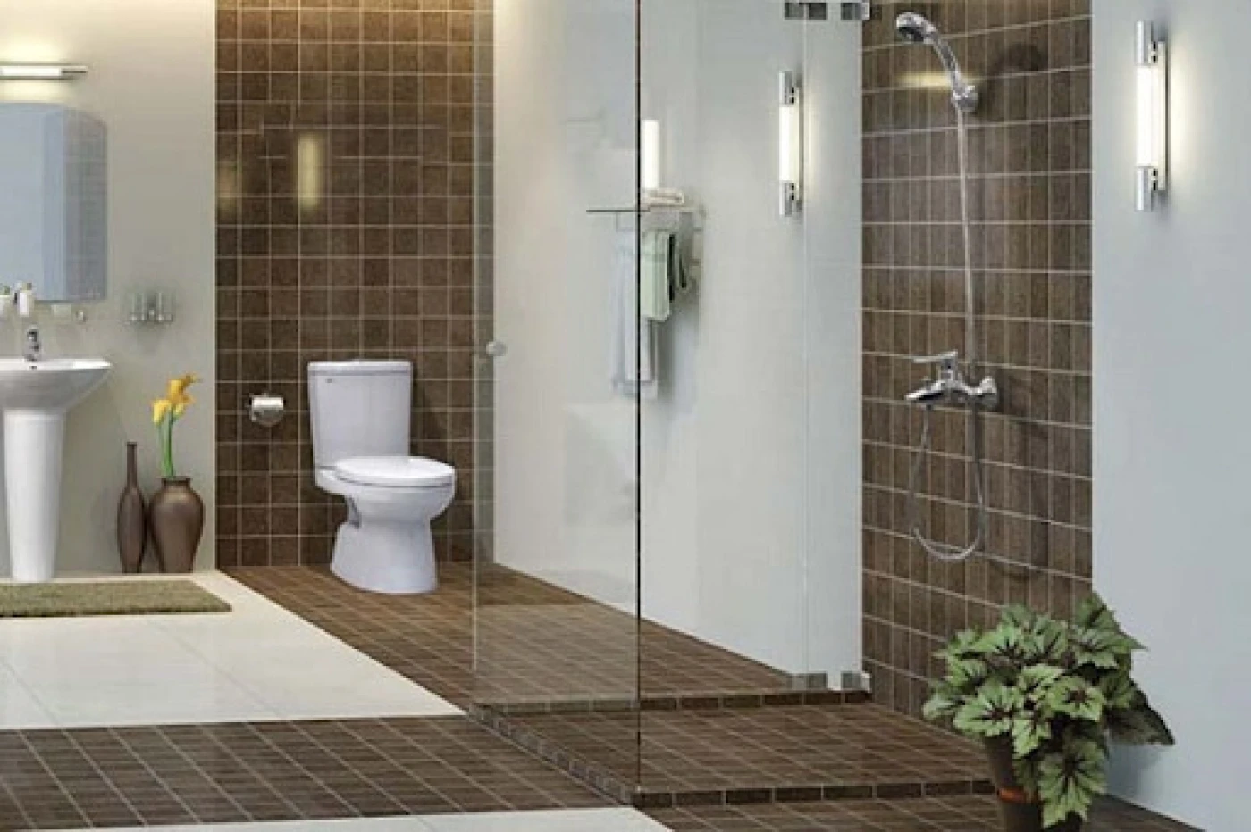 phong mau sen tam inax BFV-1003S-2C