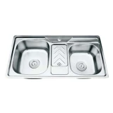 Chậu PZ 9046 (900*460*210) 2 hộc 1
