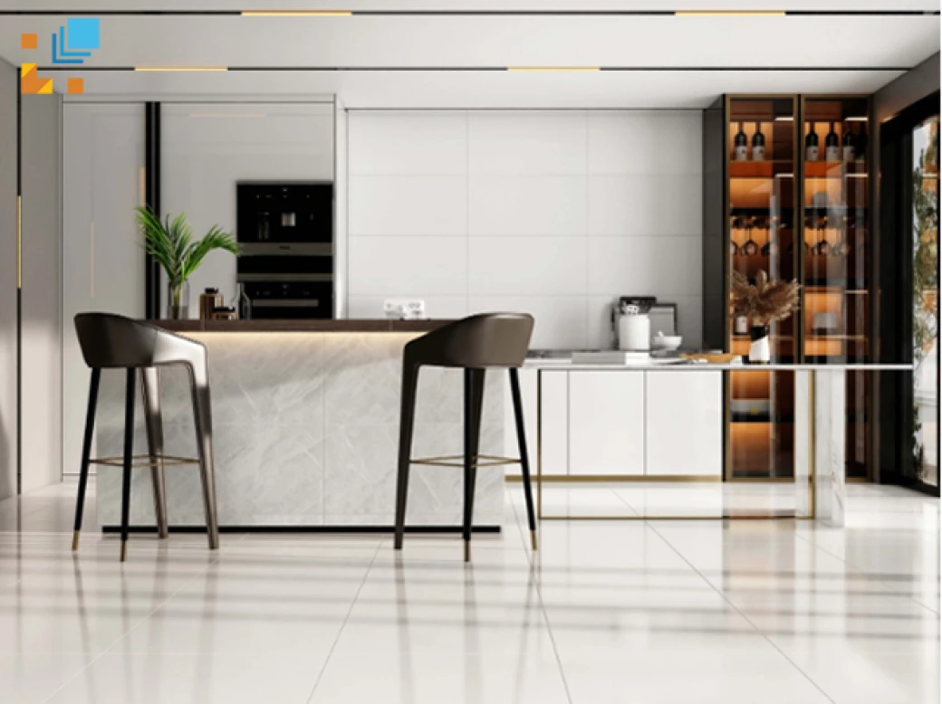 Phong mau gach Dong Tam 6060MARMOL005 NANO