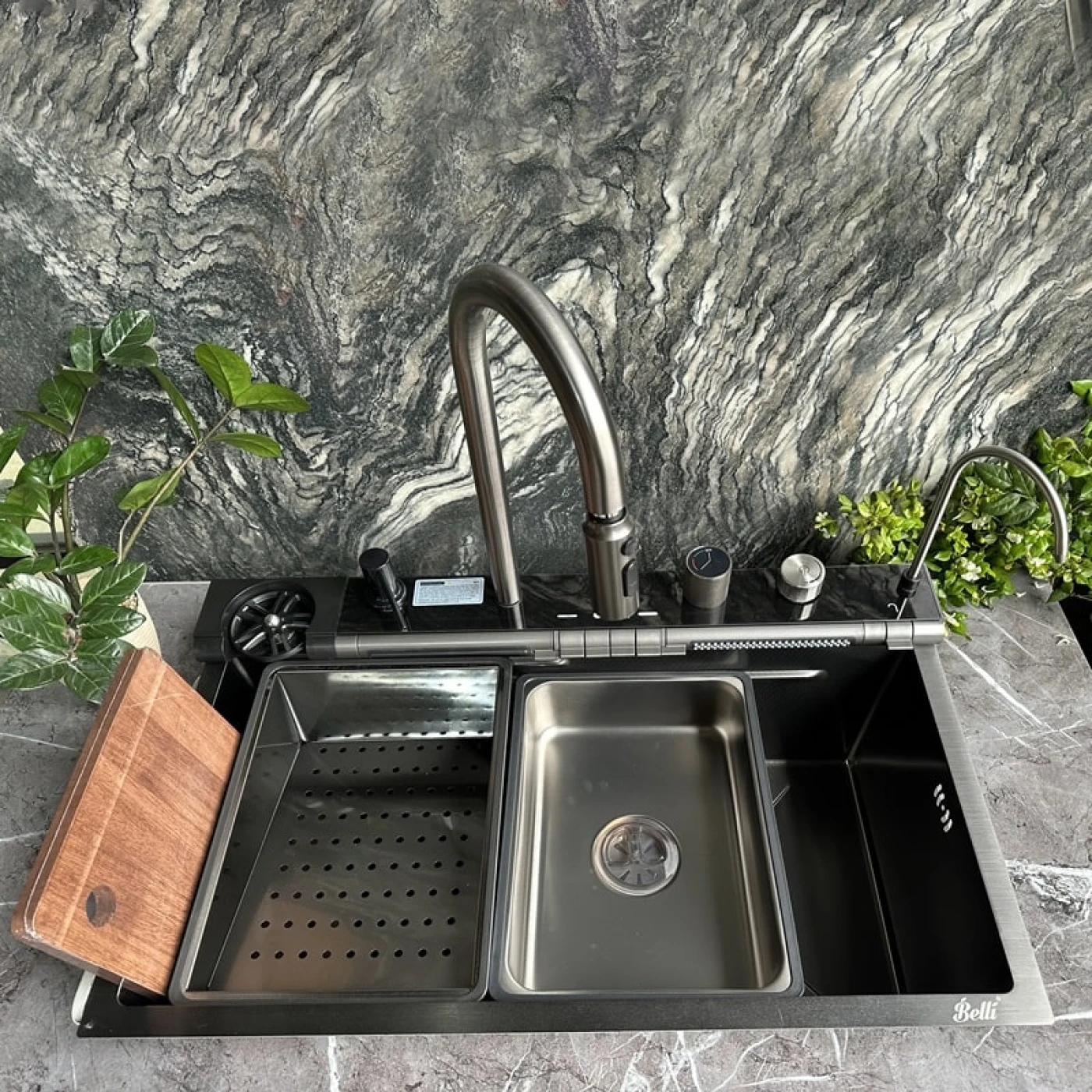 chậu rửa bát Belli BL.D.75.45.KTS