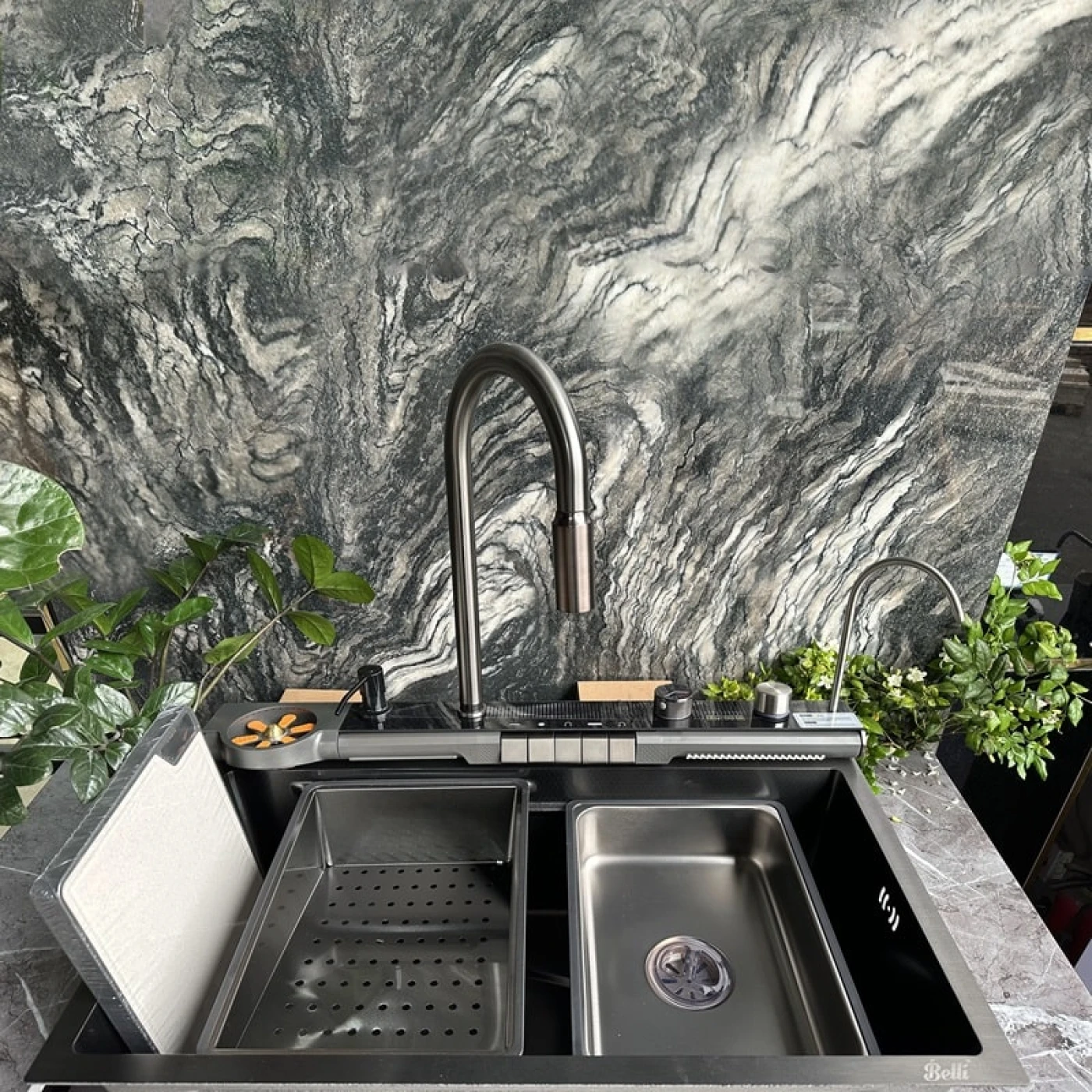 chậu rửa bát Belli BL.D.75.45.KTSC