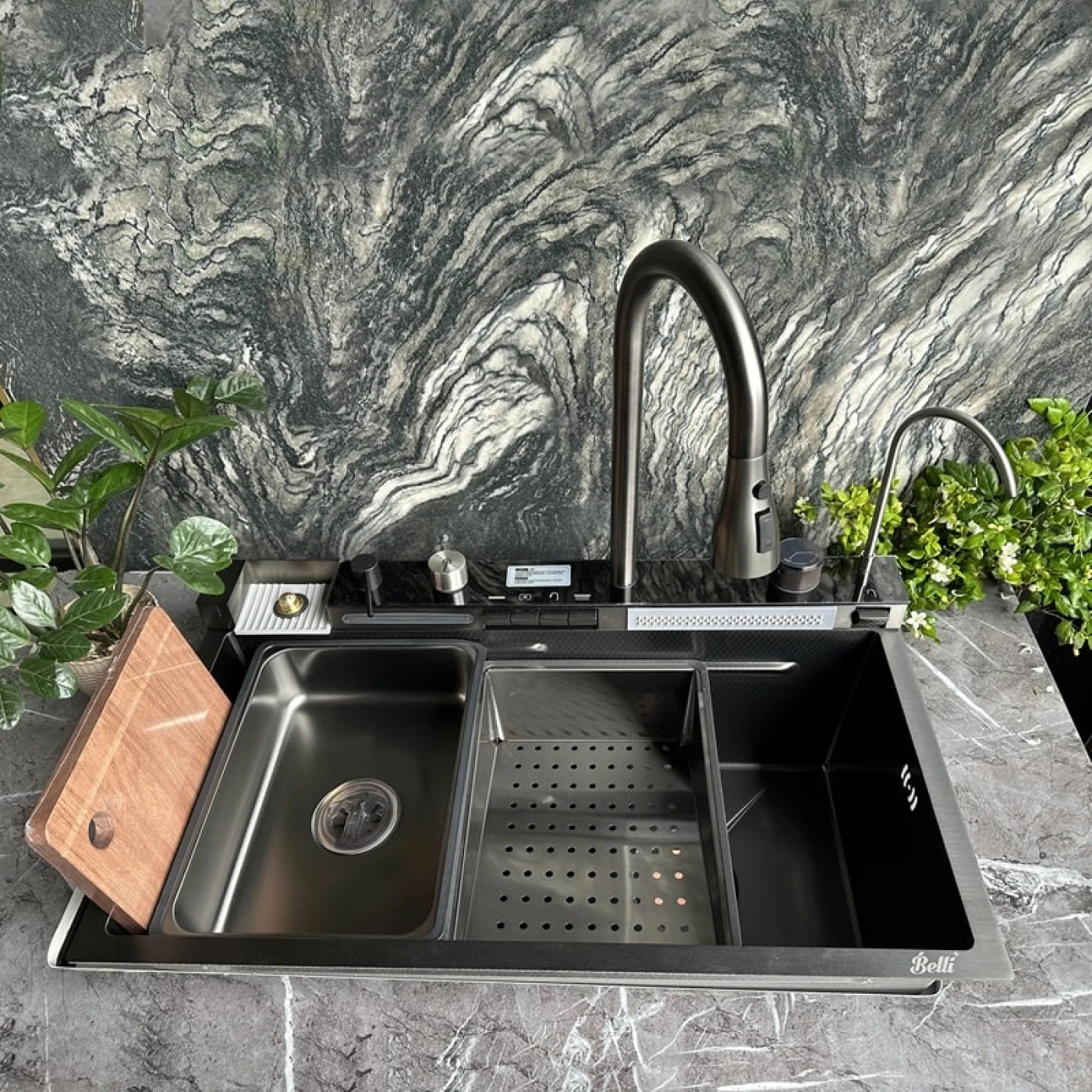 Chậu rửa bát Belli BL.D.75.45.TKTS 1