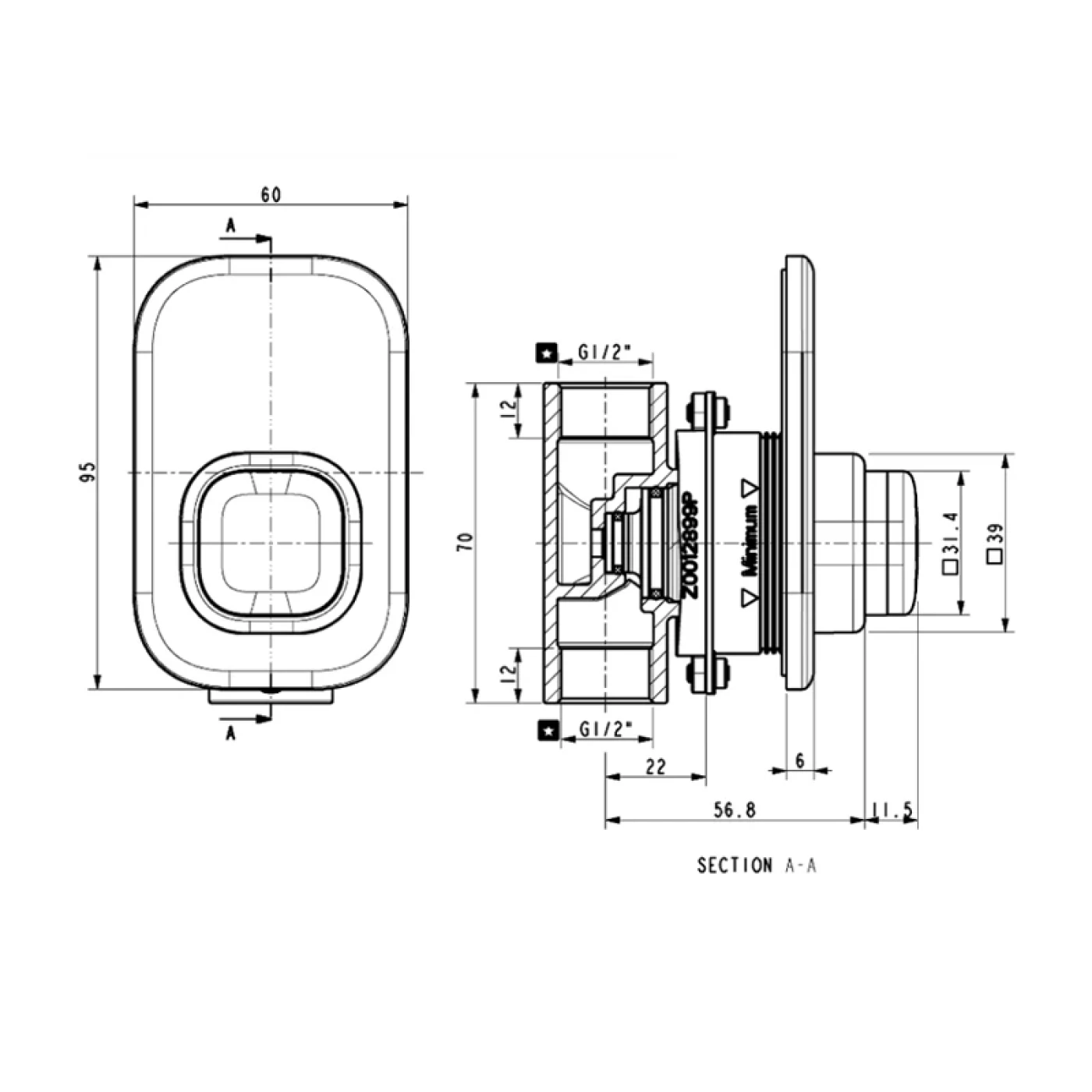 ban ve ky thuat sen tam am tuong american standard wf t826w