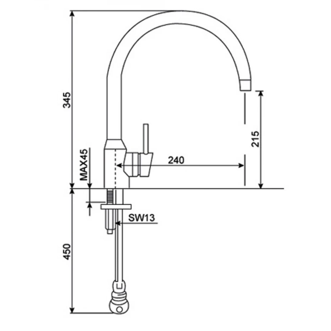 Ảnh Vòi bếp American Standard WF-5608 2
