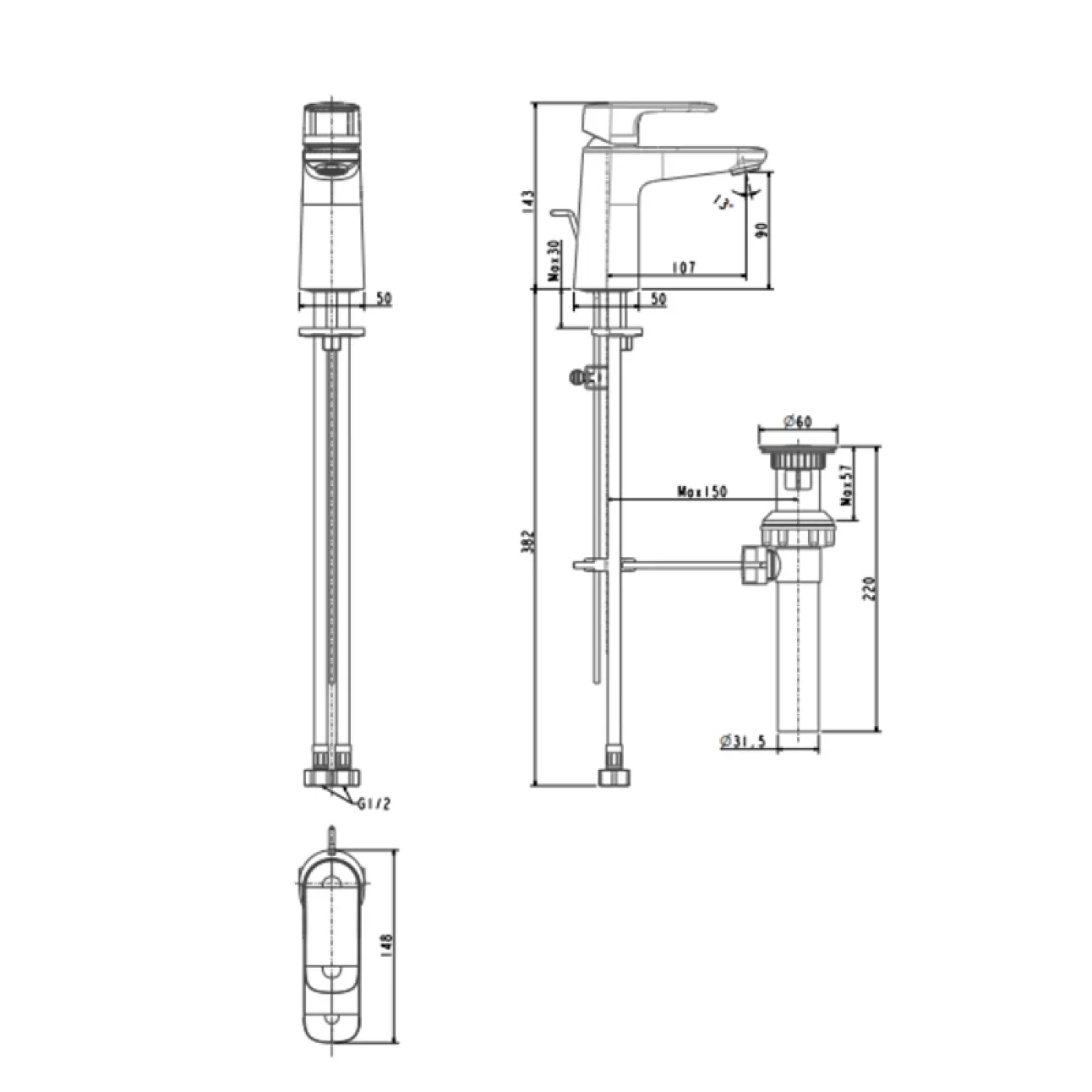 ban ve ky thuat voi chau american standard wf 1m01
