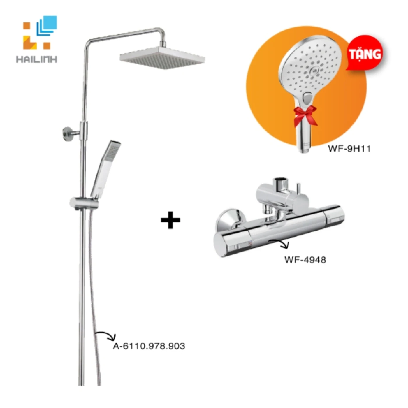 Sen tắm cây American Standard A-6110.978.903 + WF-4948