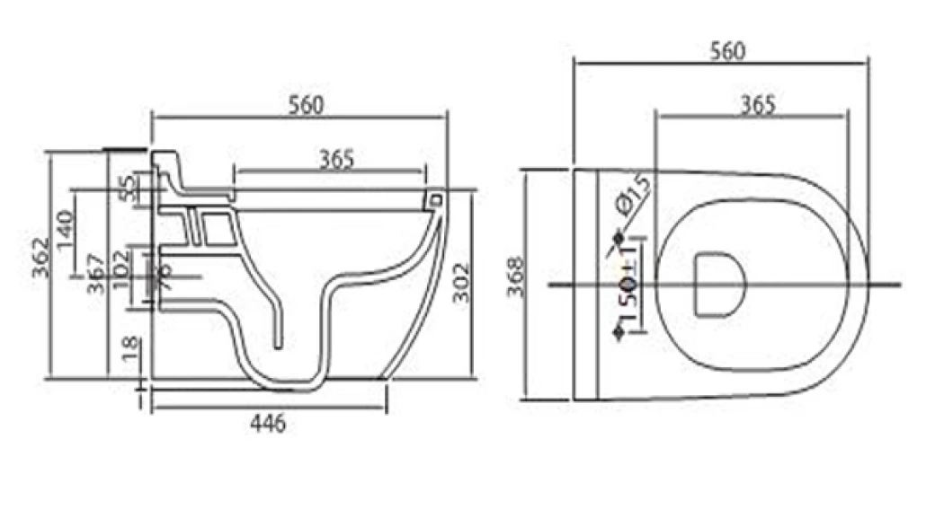 Ban ve ky thuat bon cau Viglacera V51KA