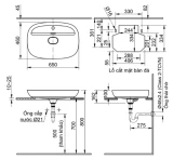 Chậu rửa dương bàn Inax AL-692VFC 2