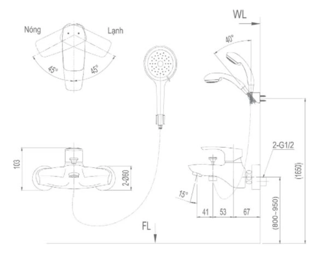 Ban ve ky thuat sen tam BFV-213S-3C