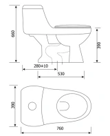Bồn cầu thông minh Hảo Cảnh HC-1002 3
