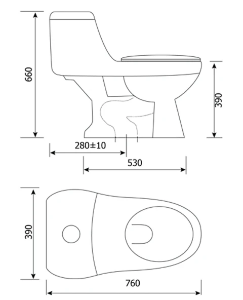 Ảnh Bồn cầu thông minh Hảo Cảnh HC-1002 3
