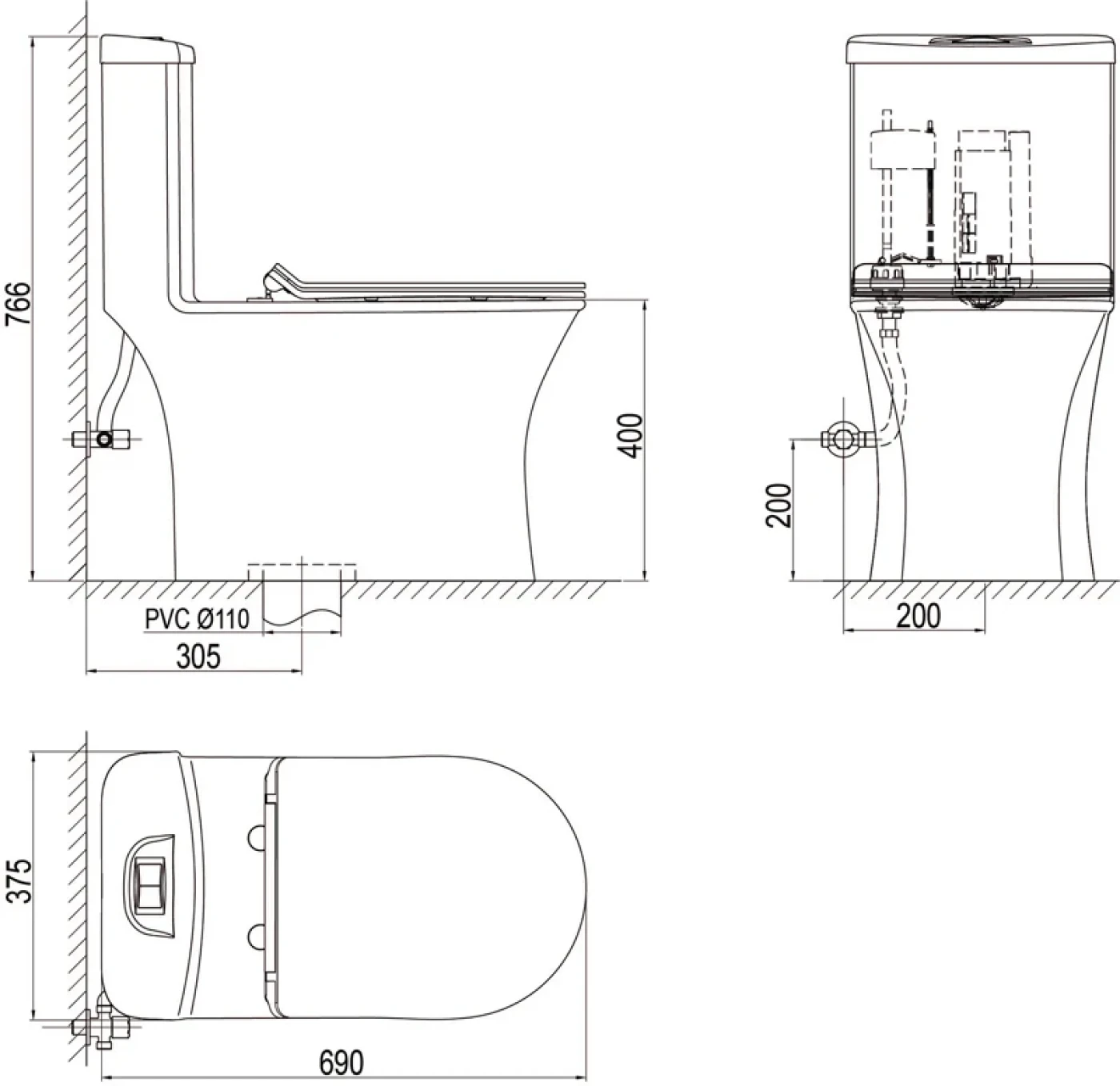 ban ve ky thuat bon cau sanfi s302