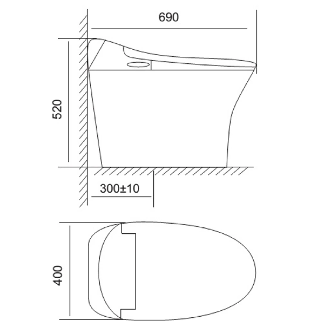 Ban ve ky thuat bon cau thong minh Viglacera V93