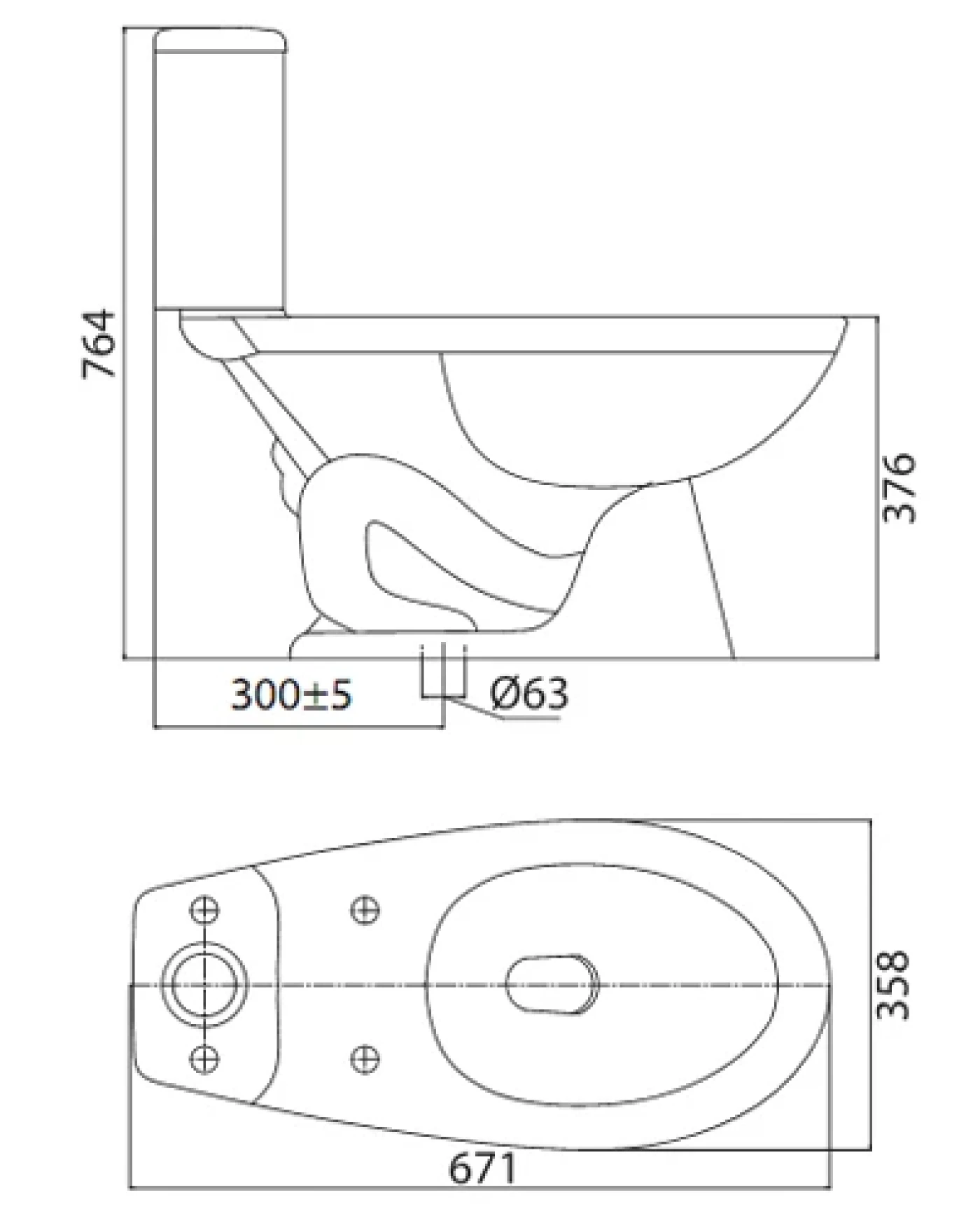 ban ve ky thuat bon cau viglacera vt34