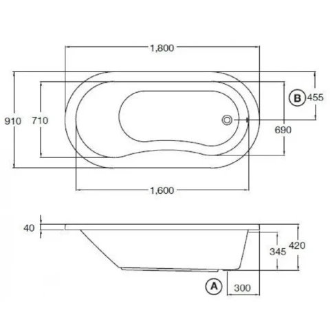 Ảnh Bồn tắm đặt sàn Cotto BT2020SPP(H) 2