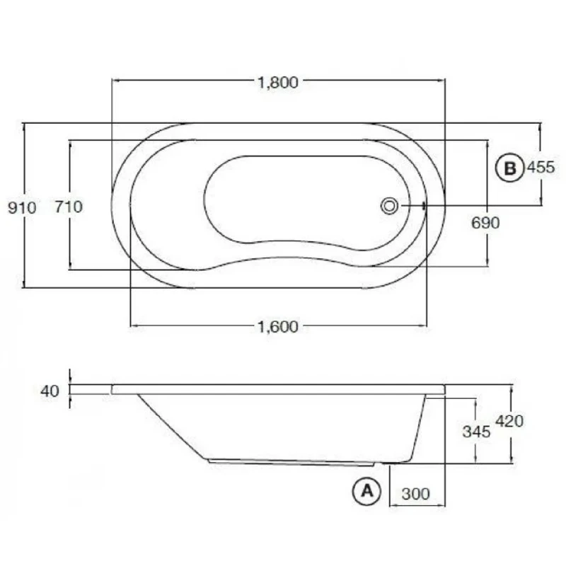 Ảnh Bồn tắm đặt sàn Cotto BT2020SPP(H) 2