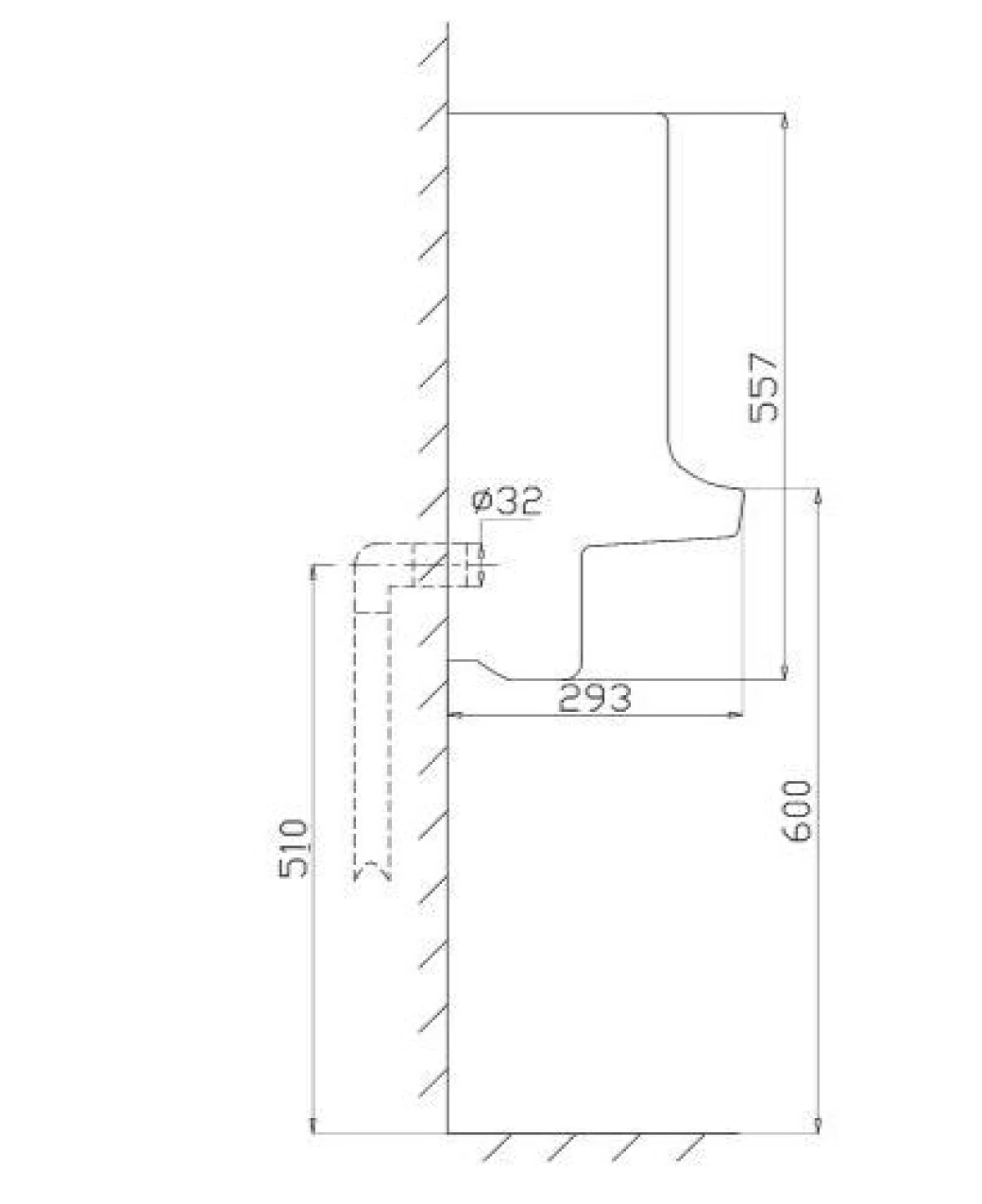 Ban ve ky thuat Bon tieu Inax TV5