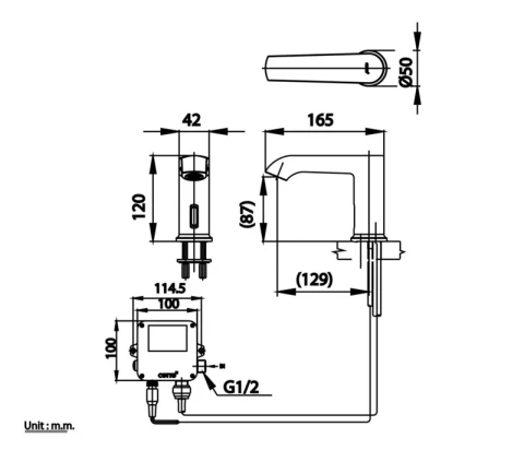 Ảnh Vòi chậu cảm ứng Cotto CT4905DC 2