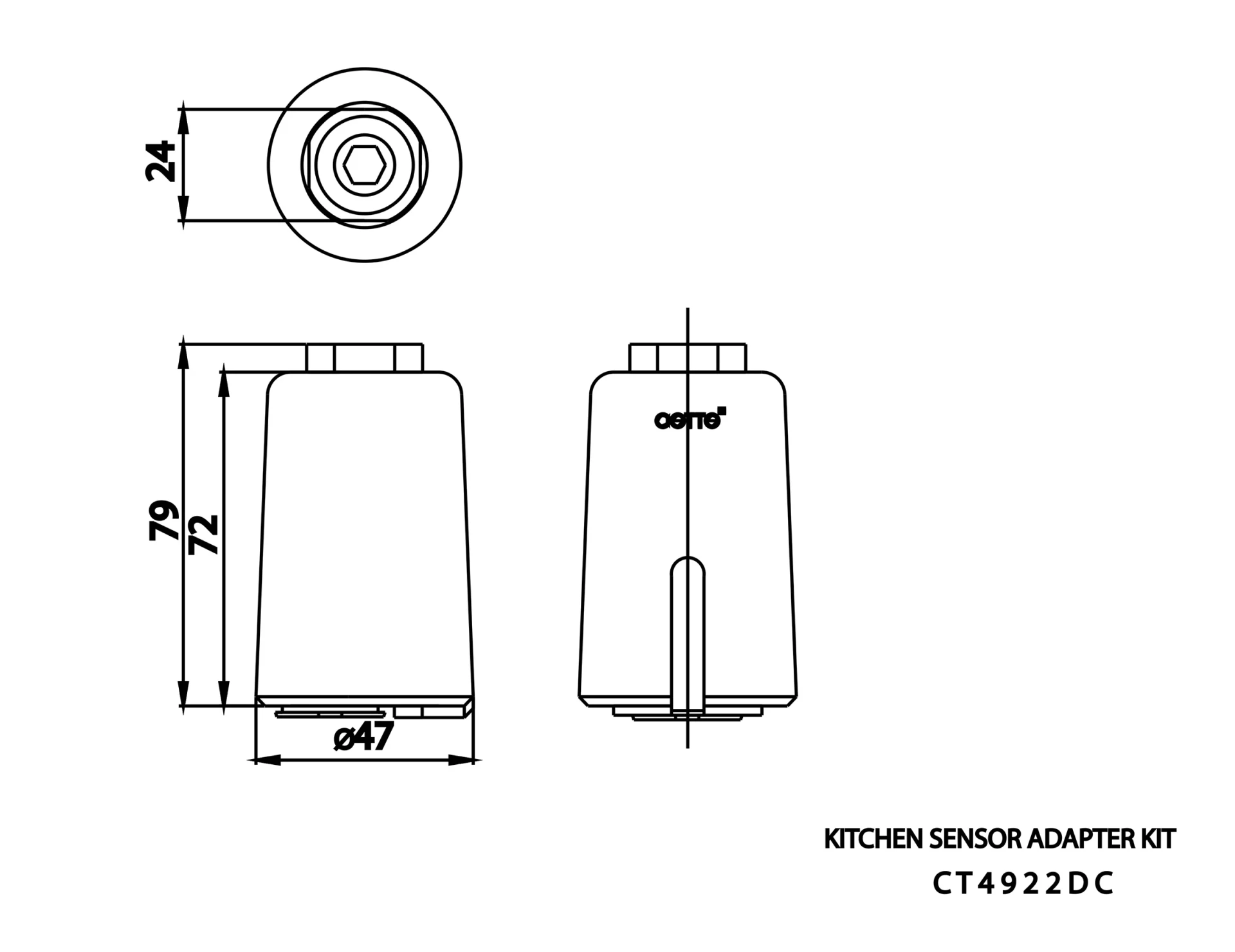 Ảnh Đầu vòi cảm ứng Cotto CT4922DC 4