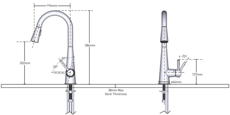 Ảnh Vòi rửa bát Moen GNMCL7864SRS 2