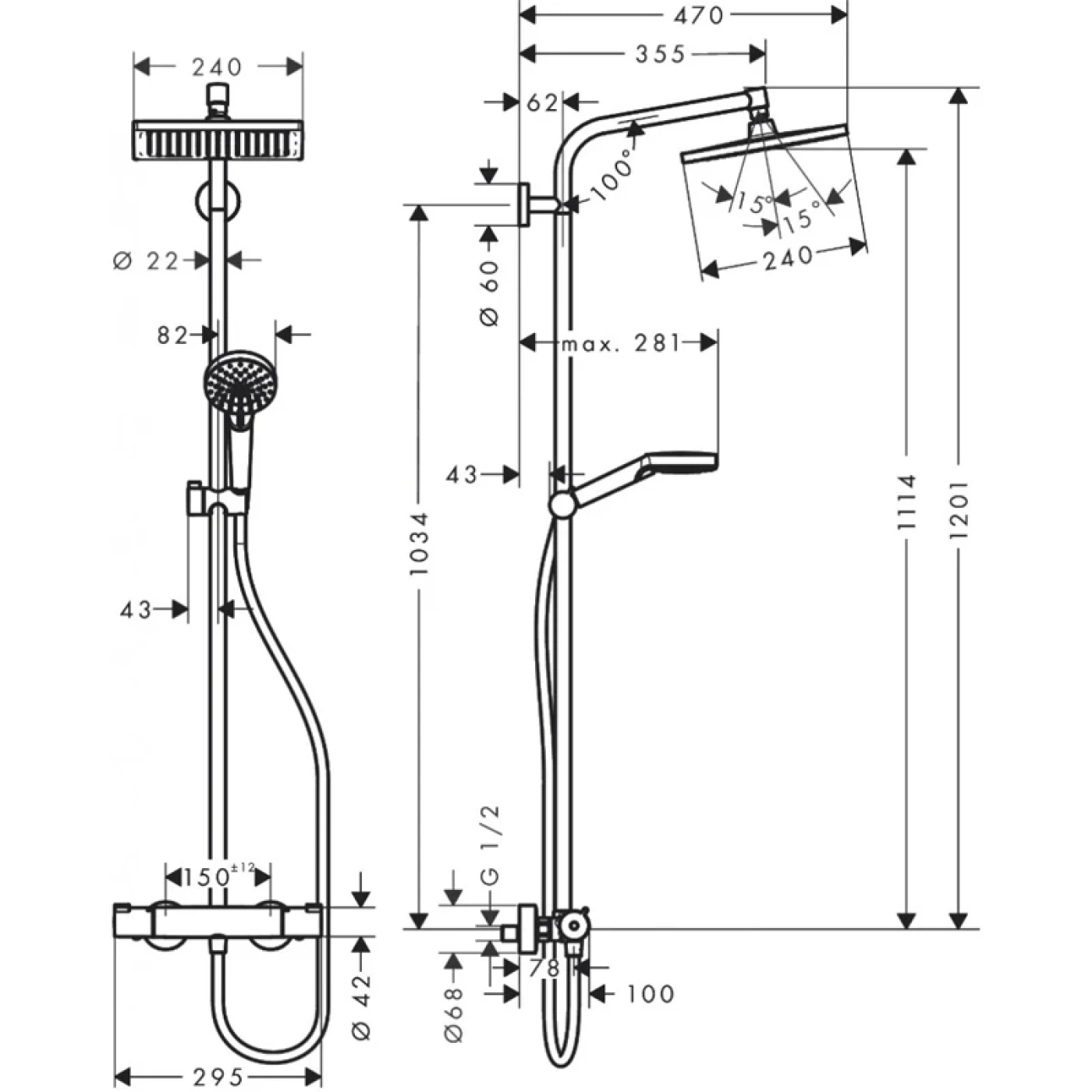 ban ve ky thuat sen cay hansgrohe 27271000