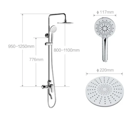 Ảnh Sen cây chống bỏng JOMOO 36457-592/HBS-1 2
