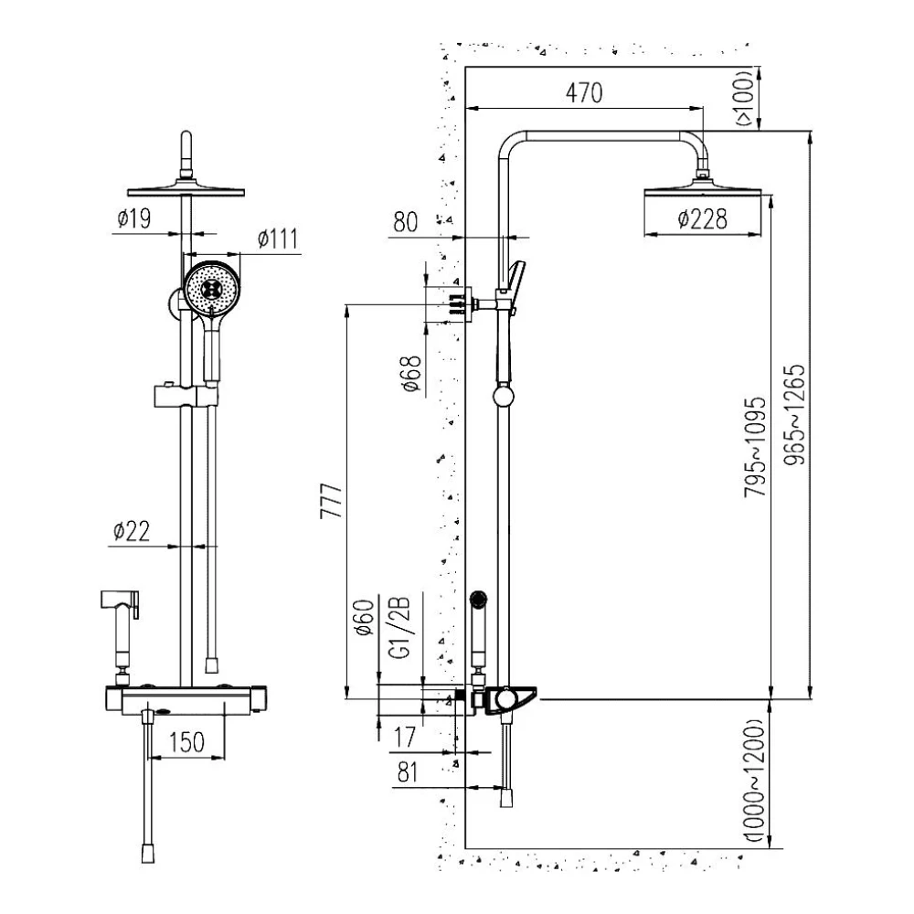 Ảnh Sen cây nhiệt độ JOMOO 26163-644/1B-I011 2