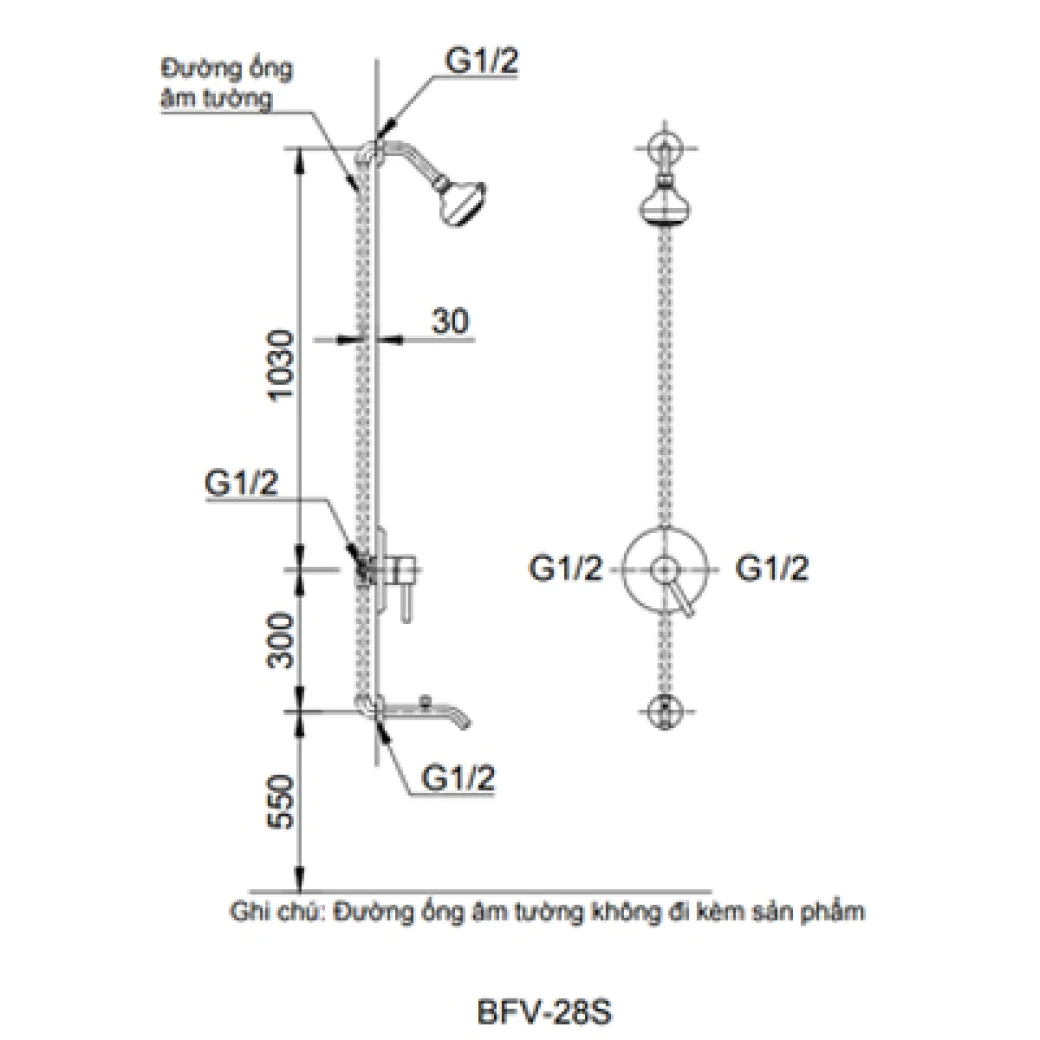 Ban ve ky thuat sen tam inax bvf 28s