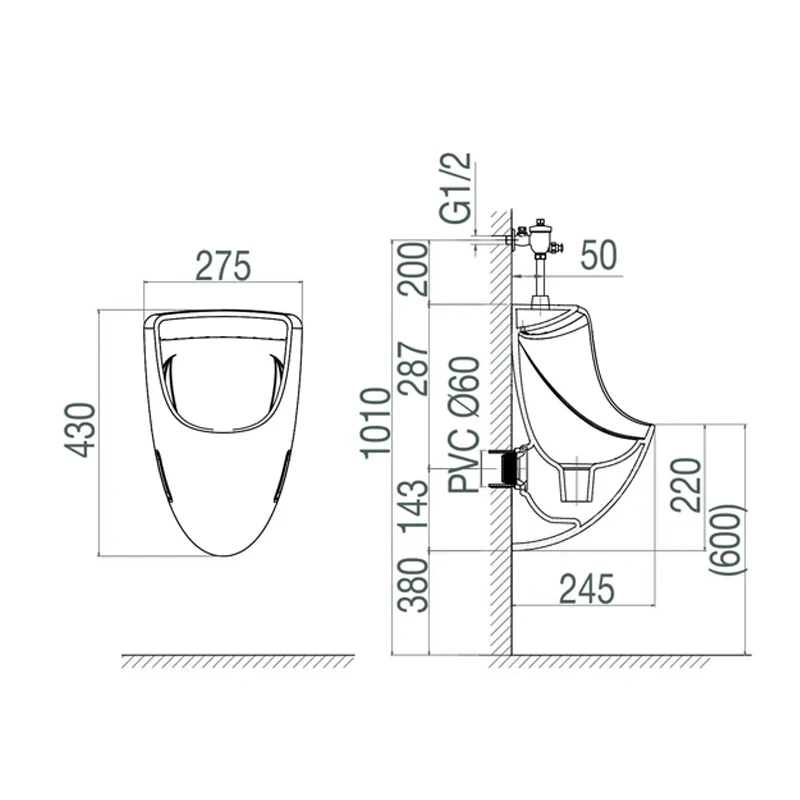 Ảnh Bồn tiểu nam Viglacera TT3 6