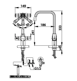 Vòi rửa bát Cotto CT2126A 2