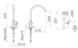 Vòi bếp Viglacera VG707 2