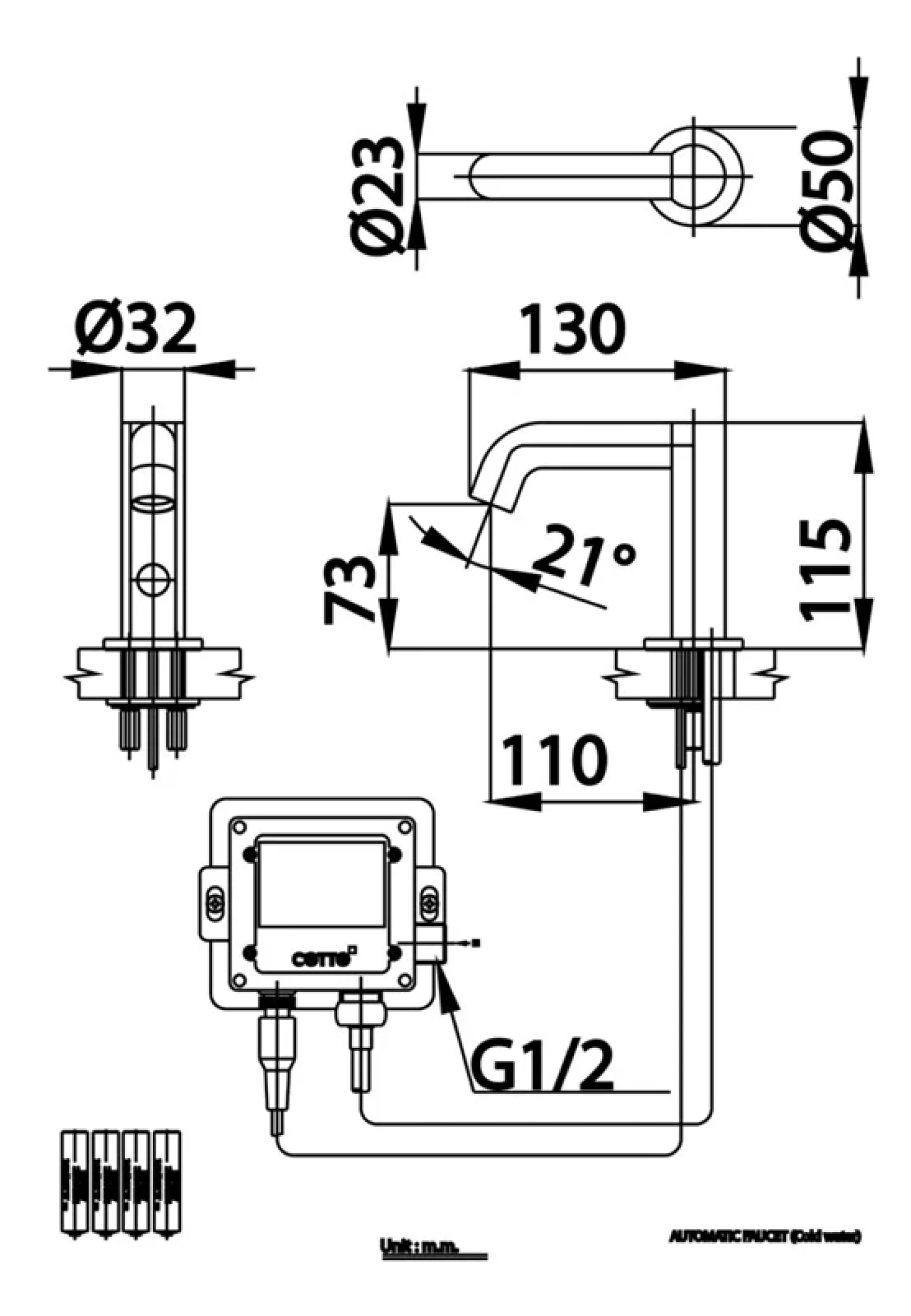 ban ve ky thuat voi chau cam ung cotto ct4923dc