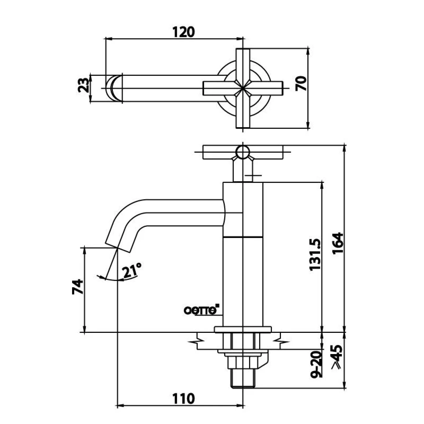 ban ve ky thuat voi chau cotto ct1262c51n